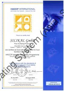HACCP Silikal
